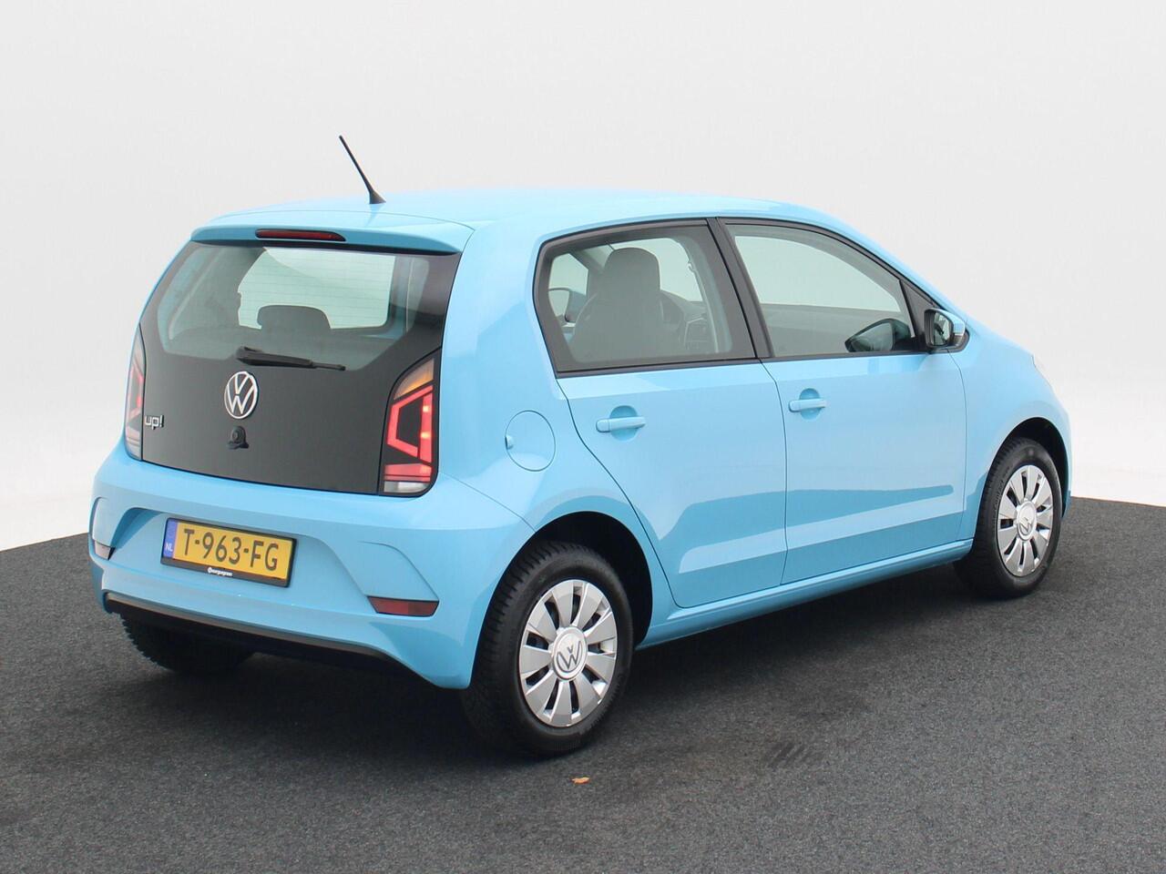 Volkswagen UP! 1.0 | 5-Deurs | Airconditioning | Bluetooth | Teal Blue | 40.228 Km!