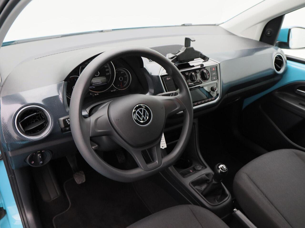Volkswagen UP! 1.0 | 5-Deurs | Airconditioning | Bluetooth | Teal Blue | 40.228 Km!