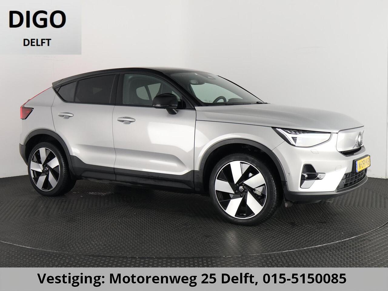Volvo C40 RECHARGE TWIN INTRO AWD 78 KW/408 PK ACCU 92% BIJNA 2022.GARANTIE TOT 2032** 1800 KG TREKGEWICHT. PANODAK