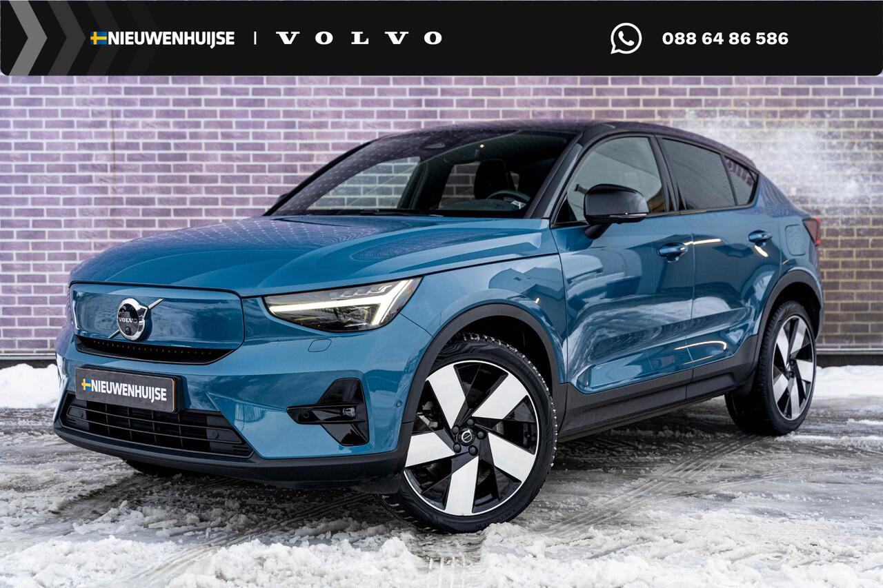 Volvo C40 Recharge Twin Intro Edition 78 kWh | 360 Camera | Stuur-/Stoelverwarming | Adaptive Cruise Control | Keyless Entry | Getint Glas | 20" Wielen | Apple Carplay |
