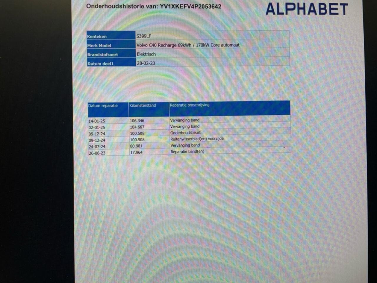 Volvo C40 Recharge Core 69 kWh - Carplay, Panorama, Camera, SOH 93%