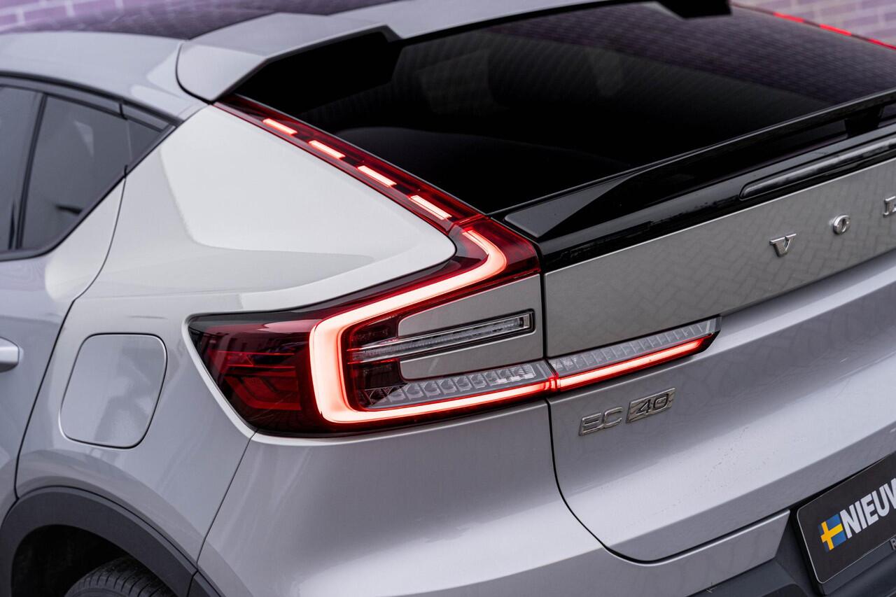 Volvo EC40 Single Motor Extended Range 82 kWh Plus | Google | Stoel-/Stuurverwarming | 360 Camera | Adaptieve Cruise Control | Getint Glas | Harman Kardon Audio | Panoramadak | Zitverlenging | 19" LM