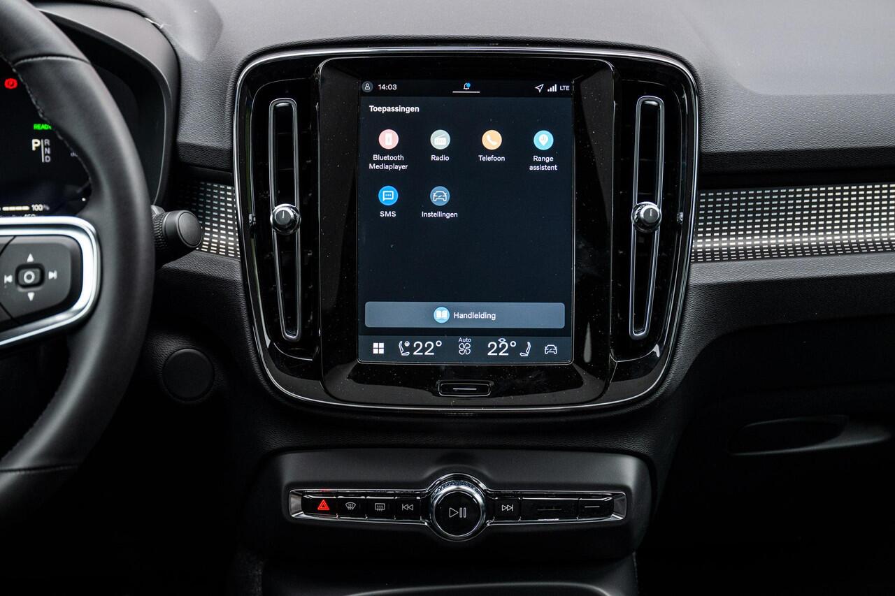 Volvo EC40 Single Motor Extended Range Plus Black Edtion Europa | Elektrische Stoelen | Stoel en Stuurverwarming | Panoramadak | Harman Kardon | Keyless Entry |