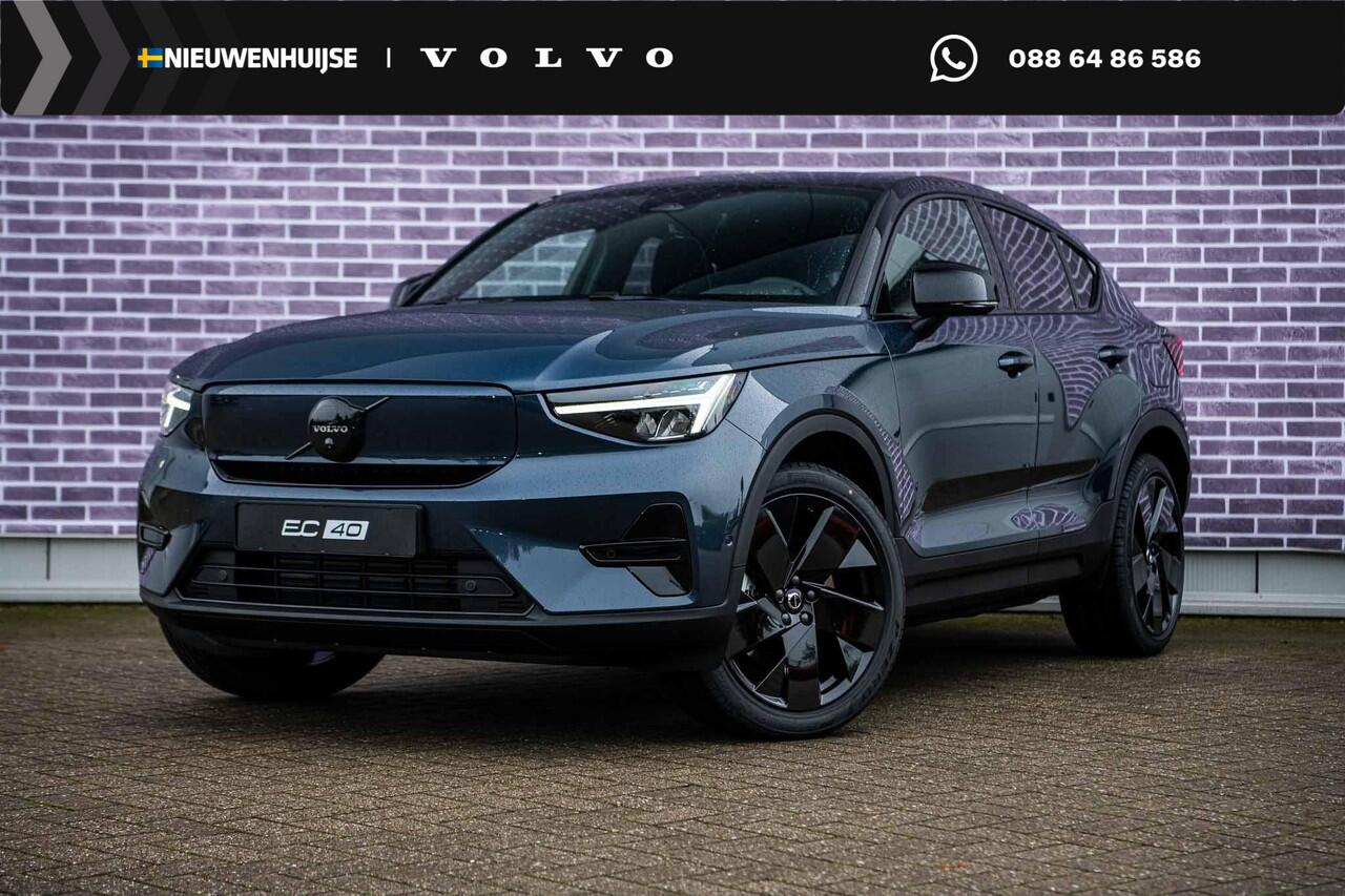 Volvo EC40 Single Motor Extended Range Ultra Black Edition Europa | | Harman Kardon | 20" | Panoramadak | Donker Glas | Power Seats |