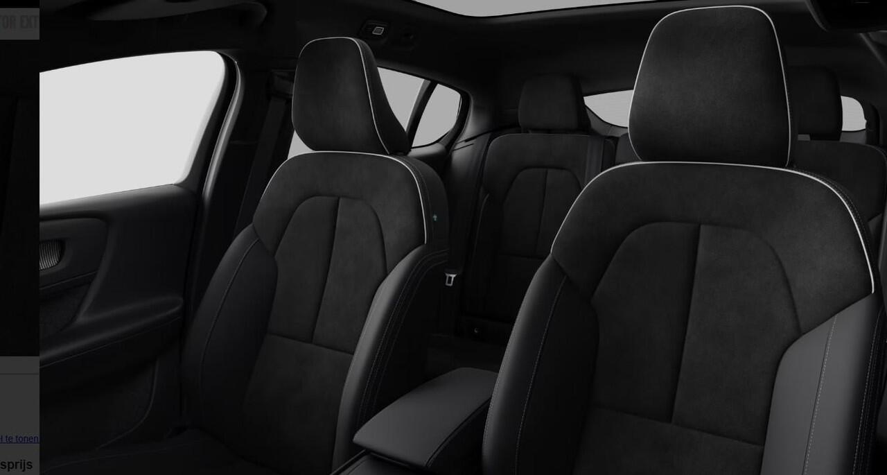 Volvo EC40 Single Motor Ext. Range Ultra Bl.Ed. Europa 82 kWh | Long Range | Google | Getint Glas | Adaptieve Cruise Control | Dodehoekdetectie | Panoramadak | Elek. Stoelen | Memory | Warmtepomp | Stoelverwarming Voor + Achter | Zitverlenging | 20" LM