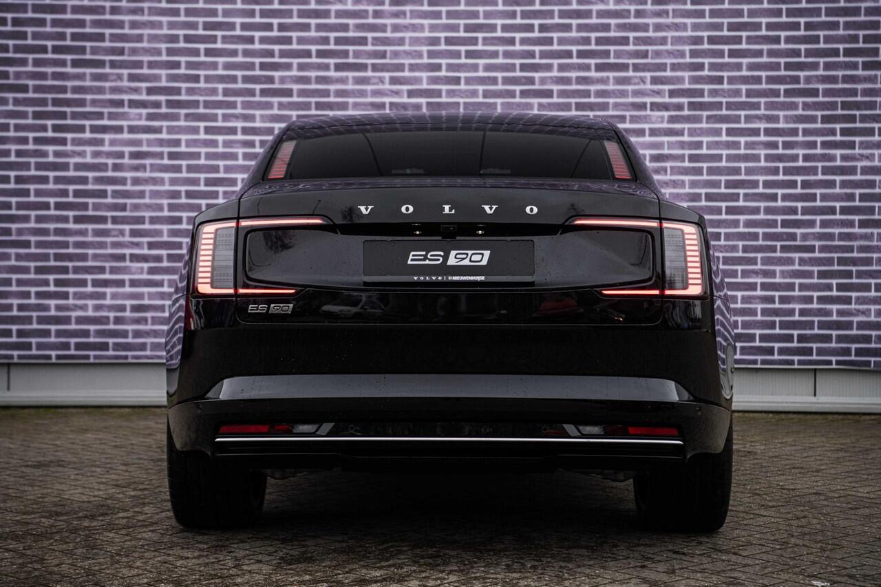 Volvo ES90 Single Motor Extended Range Ultra | Pilot Assist Pack | 22" | Bowers & Wilkins | Chrome Pack | Luchtvering | HD Pixel LED | Elektrochromatisch panoramadak | Gelamineerd Glas | Soft Close | Luxe middenarmsteun achter | Ventilatiestoelen voor & achter | Mas