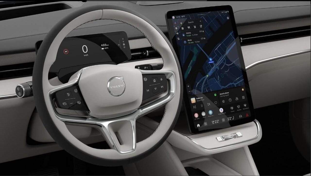Volvo ES90 Single Motor Ext. R. Ultra Launch Edition 92 kWh | Long Range | Google | Panoramadak | Bowers & Wilkins Audio | Pilot Assist | Getint Glas | Head-Up Display | Keyless | Stuur-/Stoelverwarming | 22" LM