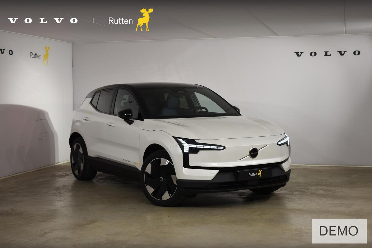 Volvo EX30 272PK Single Motor Extended Range Plus 69 kWh / Extra getint glas / Crystal White / 19 Inch Velgen