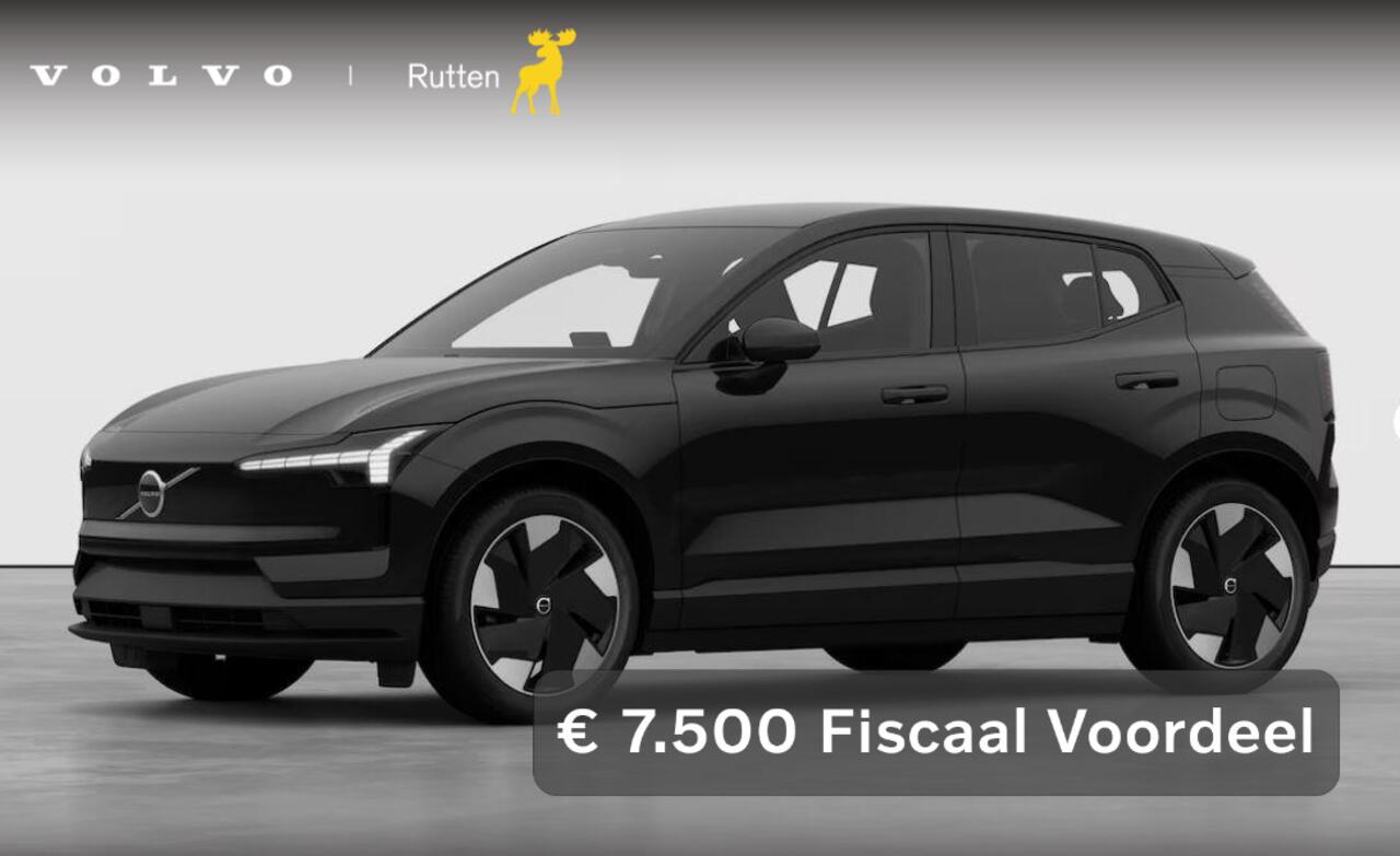 Volvo EX30 272PK Single Motor Extended Range Plus 69 kWh / Nu van ¤ 46.797 voor ¤ 39.297 / Adaptieve Cruise Control / Blis / Getinte ramen vanaf de B-stijl / 19" lichtmetalen velgen / Google infotainment