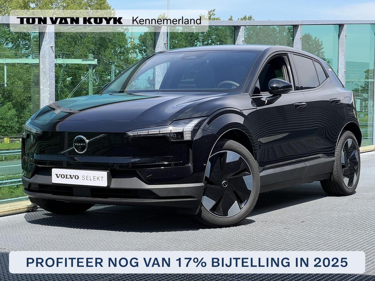 Volvo EX30 Single Motor Extended Range Plus 69 kWh Automaat, Harman Kardon, Pilot assist, BLIS, Park assist voor en achter, Parkeercamera, Extra getint glas vanaf B-stijl