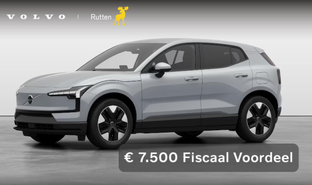 Volvo EX30 272PK Ext. Range Core / Nieuwprijs ¤45.045 / Adaptieve Cruise Control/ Dodehoek Detectie / Parkeersensoren/ Achteruitrijcamera/ Warmtepomp/ Google Services/