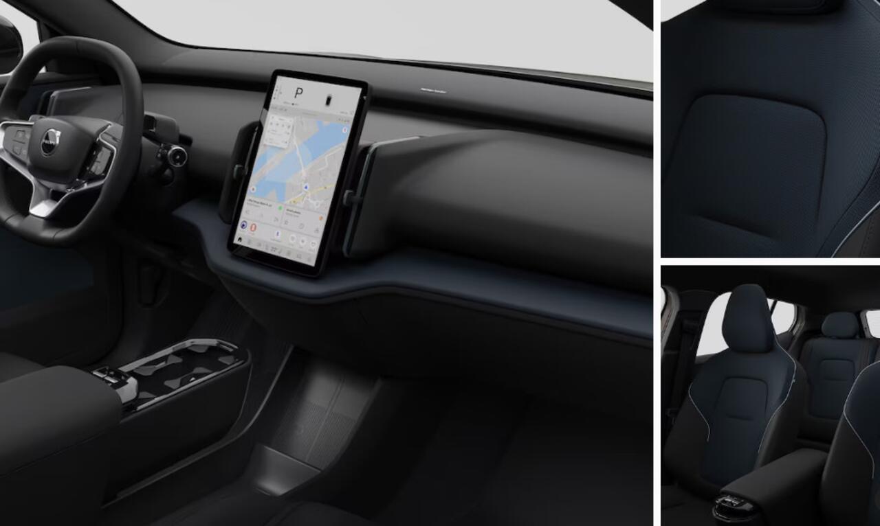 Volvo EX30 272PK Automaat Single Ext. Range Plus Europa / Elektrische stoelen met geheugen / Stoel - en stuurwielverwarming / Harman Kardon audio / Elektrische achterklep / Keyless entry / Adaptieve Cruise Control / BLIS / Dodehoek Detectie / Parkeersensoren voor en