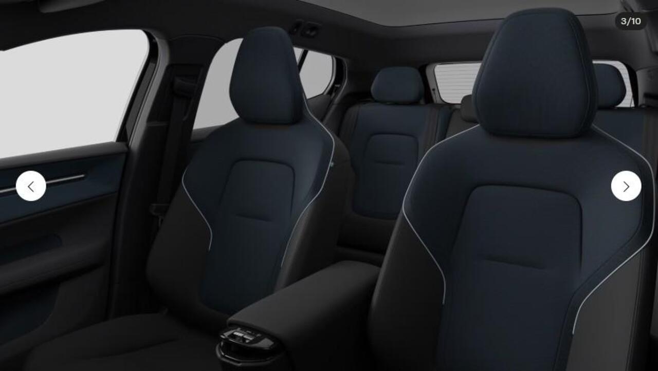 Volvo EX30 Single Motor Ext Range Ultra Black Ed Euro 69 kWh | Google | Long Range | 360 Camera | DAB | Stoel-/Stuurverwarming | Getint Glas | Keyless | Adaptieve Cruise Control | Sfeerverlichting | Elek. Achterklep | 20" LM