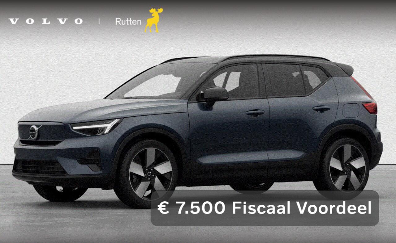 Volvo EX40 252PK Single Motor Extended Range 82 kWh Plus / Lounge Pakket / Extra getint glas / 360 Camera / 20'' velgen / Panoramadak / Zwart dak