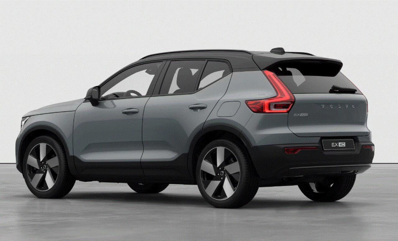 Volvo EX40 252PK Single Motor Extended Range 82 kWh Plus / Lounge pakket / Extra getint glas / Panoramadak / 360 camera / 20'' velgen / Zwart dak