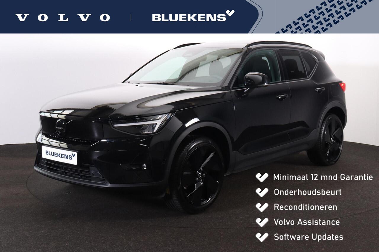 Volvo EX40 Extended Range Ultra Black Edition - Panorama/schuifdak - IntelliSafe Assist & Surround - 360º Camera - Harman/Kardon audio - Verwarmde voorstoelen, stuur & achterbank - Parkeersensoren voor & achter - Elektr. bedienb. voorstoelen met geheugen links - Dra