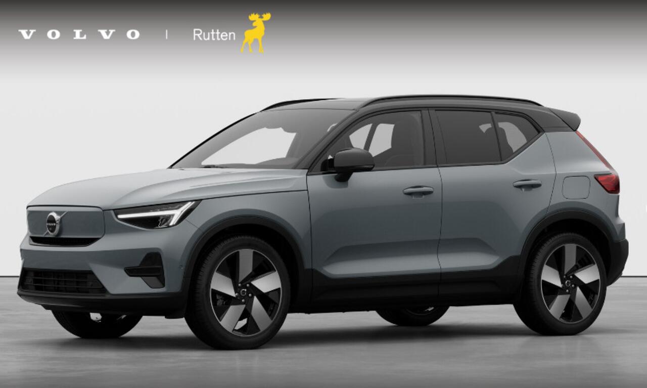 Volvo EX40 252PK Automaat Single Ext. Range Plus 82 kWh / Lounge Pakket / Extra getint glas / 360 Camera / 20'' velgen / Panoramadak / Zwart dak / Harman Kardon / Adaptieve cruise control / Getint glas / Stoel en stuurwielverwarming / parkeersensoren met 360 camera 