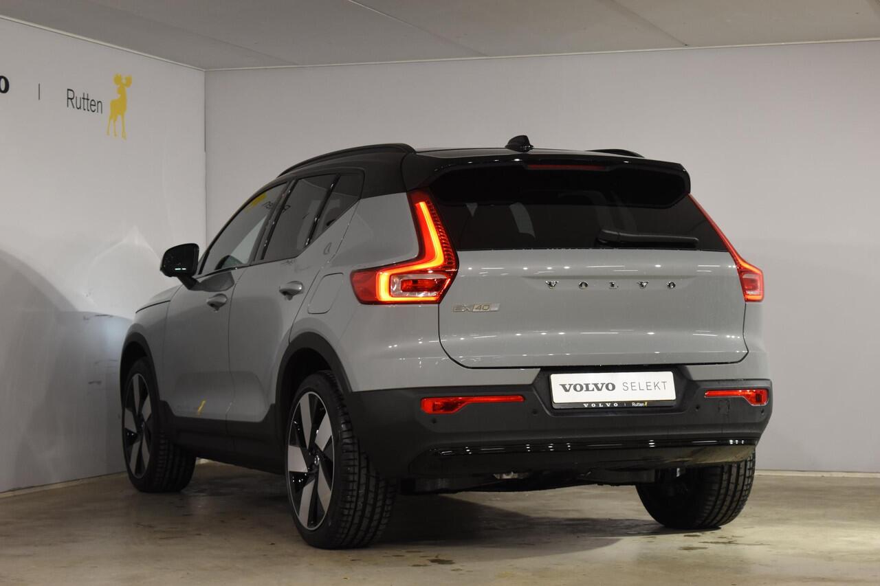 Volvo EX40 Single Motor Extended Range Plus 82 kWh / Lounge Pakket / Extra getint glas / 360 Camera / 20'' velgen / Panoramadak / Zwart dak / Harman Kardon / Microtech/Nubuck
