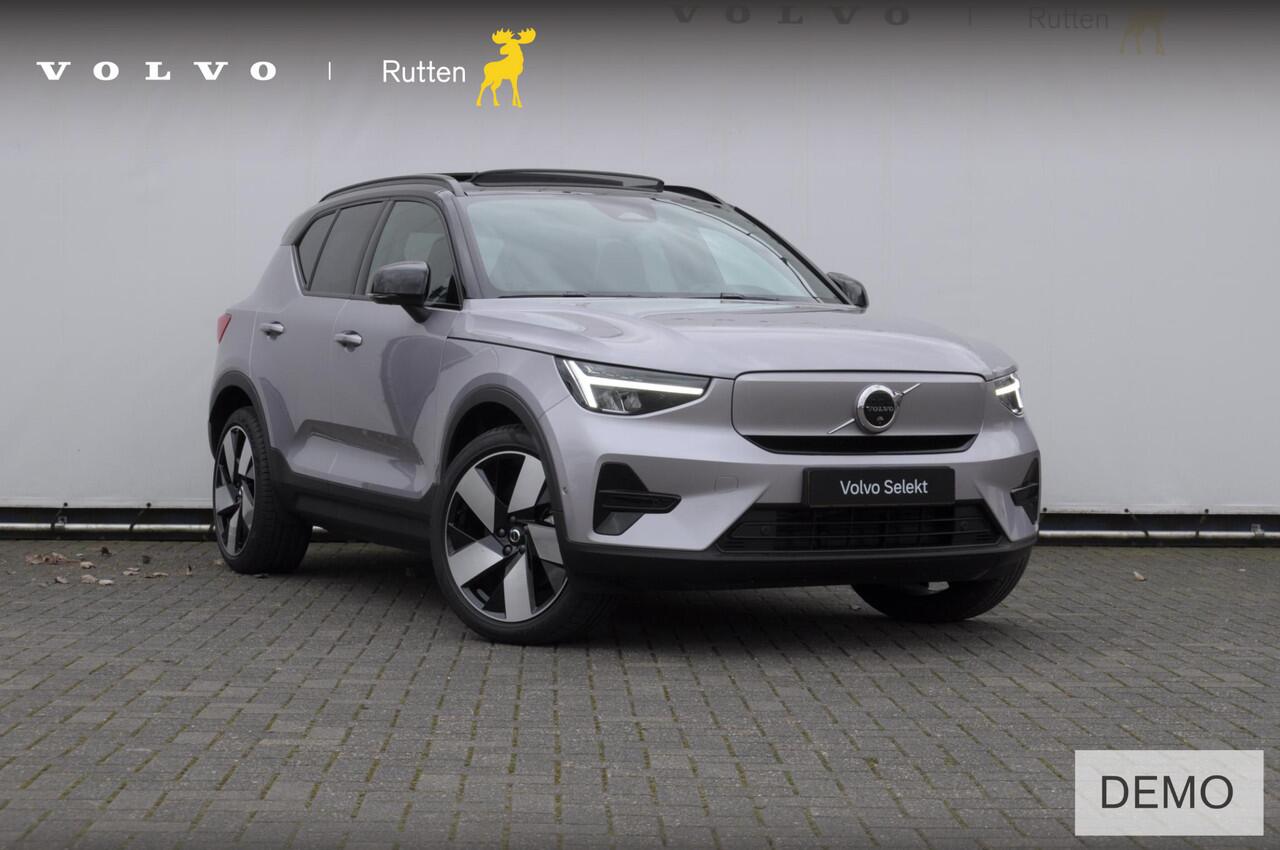 Volvo EX40 252PK Single Motor Extended Range 82 kWh Plus / Lounge Pakket / Extra getint glas / 360 Camera / 20'' velgen / Panoramadak / Zwart dak