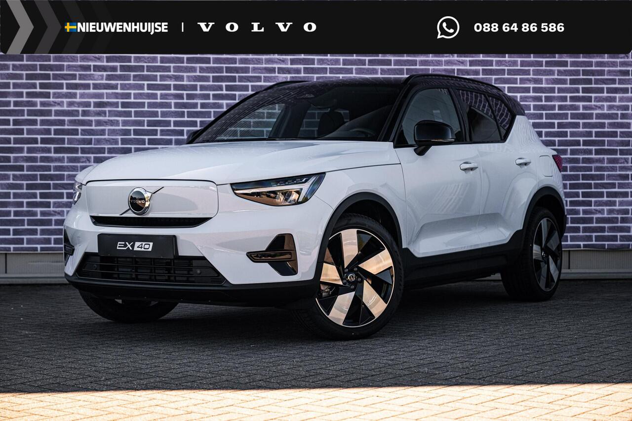 Volvo EX40 Single Motor Plus Europa 70 kWh | Adaptive Cruise Control | BLIS | Harman / Kardon | Stoelverwarming voor & achter | Stuuverwarming | Keyless | Memory | Elektrische Stoelen | Parkeercamera | 20" |