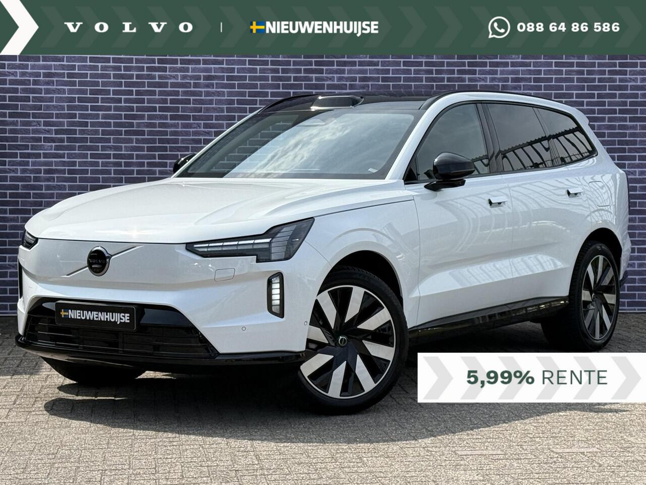 Volvo EX90 Single Motor Plus 7p. 104 kWh 17% Bijtelling | Uit voorraad Leverbaar | Bose audio | 360° Camera | 21'' | Climate Pack | Pilot Assist Pack | Head Up Display | Panorama Dak |