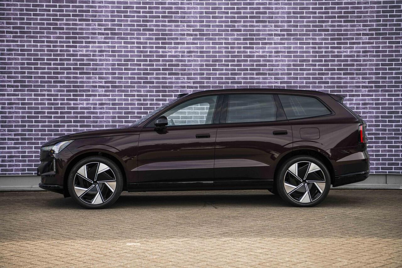 Volvo EX90 Twin Motor Performance Ultra | 7-Zits | Google | Bowers & Wilkins Audio | Soft Close | Luchtvering | Head-Up Display | Elek. Achterklep | Pano Dak | Stoelmassage | Pilot Assist Pack | Zitverlenging | Climate Pack | Getint Glas | 22" LM