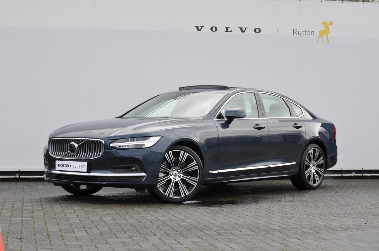 Volvo S90 B5 264PK Automaat Ultimate Bright / Adaptive cruise control/ Parkeersensoren met camera/ Harman Kardon audio, Panoramadak/ Head up display/ BLIS/ Apple carplay/ Leder dashboard