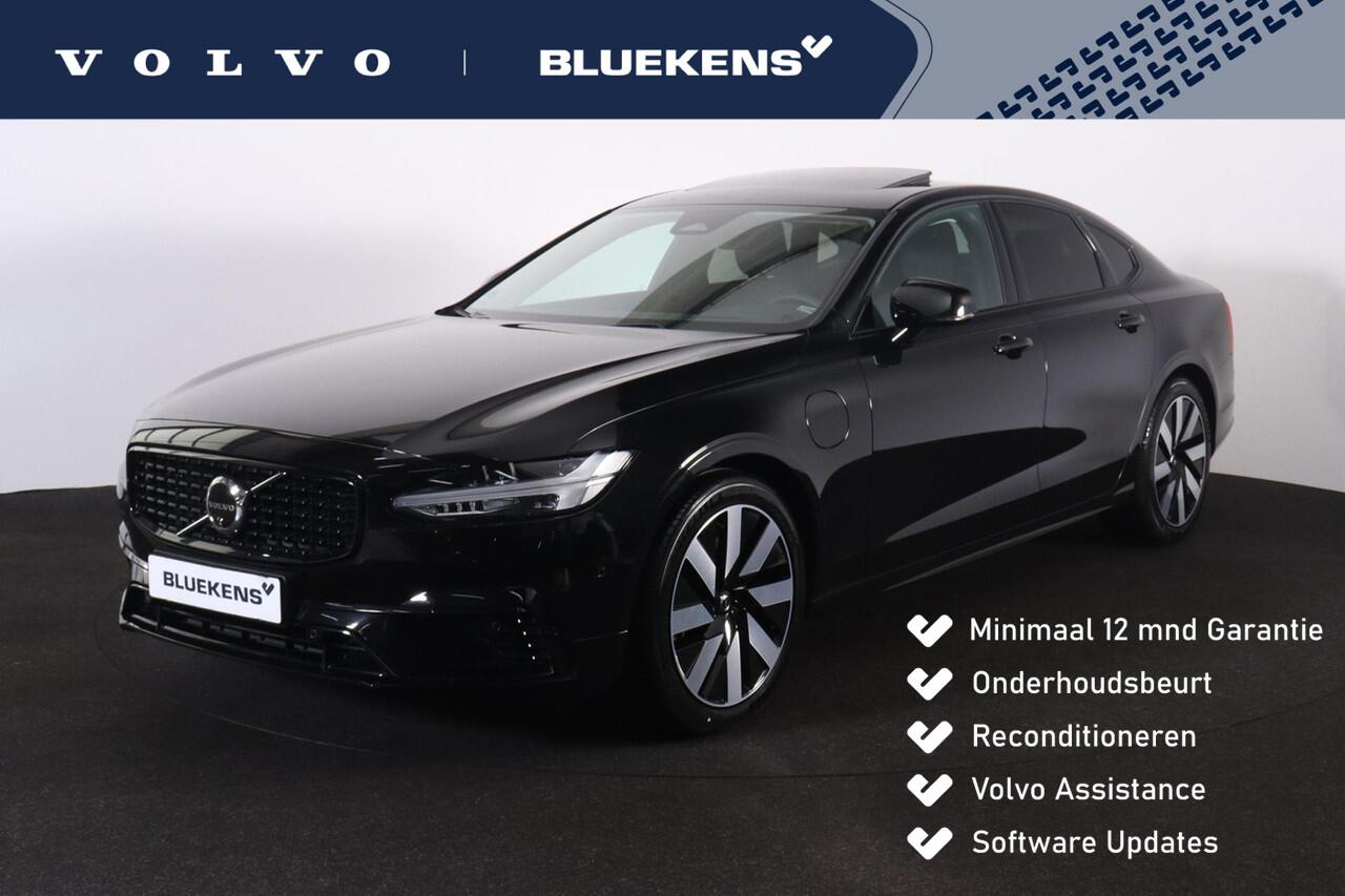 Volvo S90 T8 AWD Ultra Dark - Schuif/kanteldak - IntelliSafe Assist & Surround - 360º Camera - Harman/Kardon audio - Adaptieve LED koplampen - Verwarmde voorstoelen, stuur & achterbank - Parkeersensoren voor & achter - Elektr. bedienb. voorstoelen met geheugen - Ex