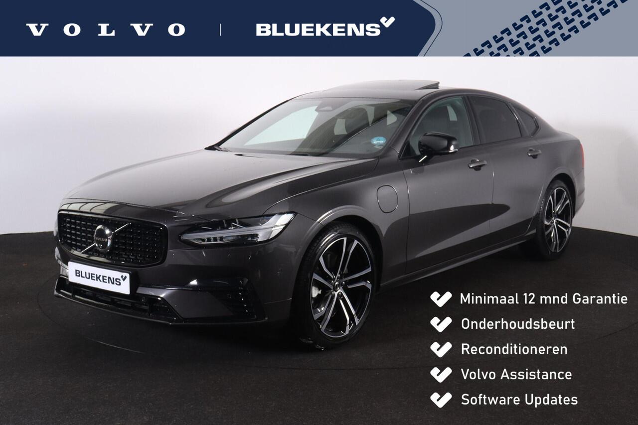 Volvo S90 T8 AWD Plus Dark - Luchtvering - Panorama/schuifdak - IntelliSafe Assist & Surround - 360º Camera - Harman/Kardon audio - Adaptieve LED koplampen - Verwarmde voorstoelen, stuur & achterbank - Parkeersensoren voor & achter - Elektr. bedienb. voorstoelen me