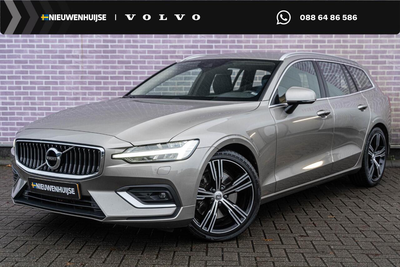 Volvo V60 2.0 T5 Inscription | Trekhaak | Adaptive cruise control | Lederen bekleding | Actieve LED koplampen | Stoelverwarming | Achteruitrijcamera | 19" velgen | Parkeersensoren voor + achter | Navigatie | Apple Carplay / Android Auto |