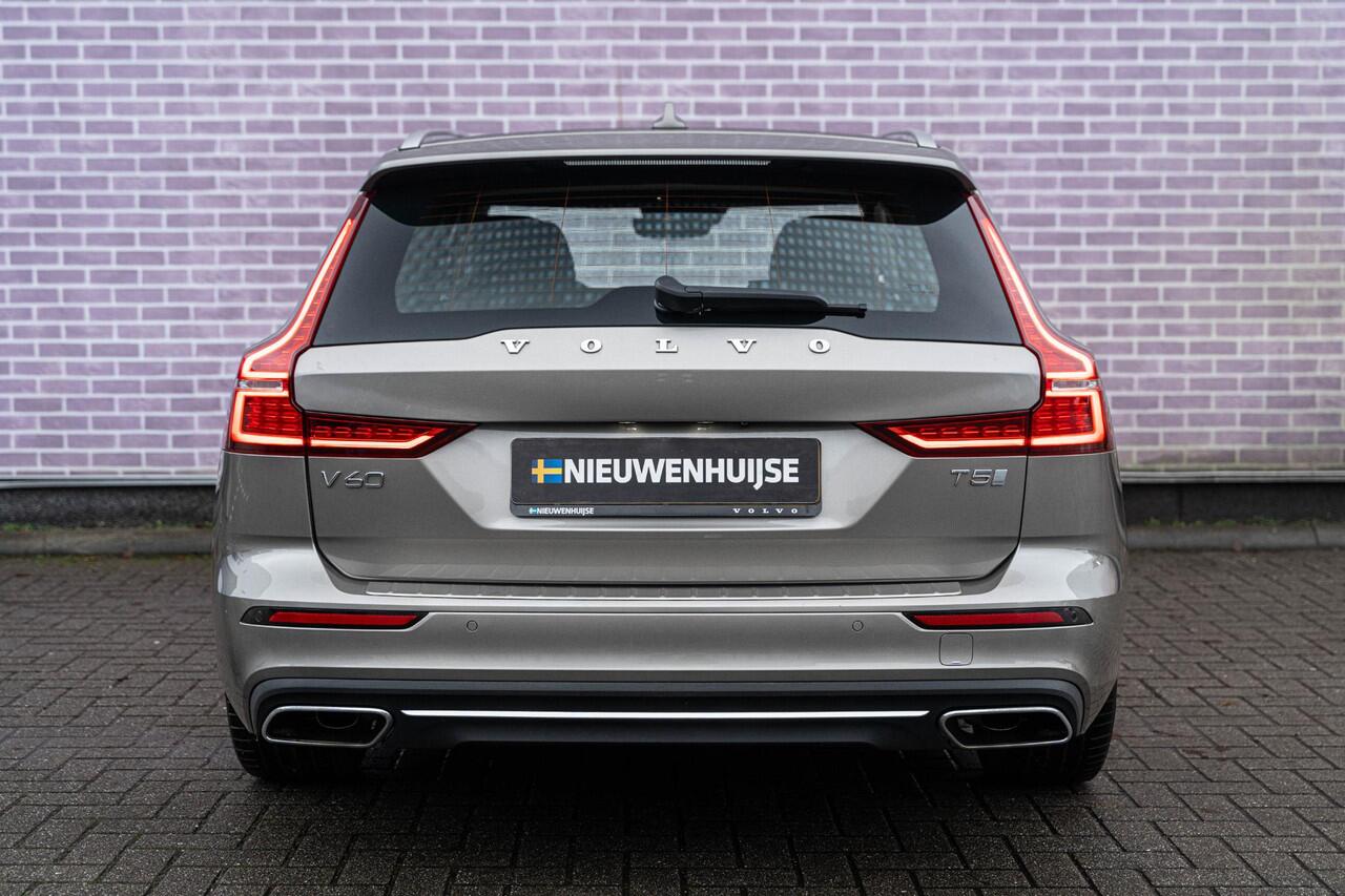 Volvo V60 2.0 T5 Inscription | Trekhaak | Adaptive cruise control | Lederen bekleding | Actieve LED koplampen | Stoelverwarming | Achteruitrijcamera | 19" velgen | Parkeersensoren voor + achter | Navigatie | Apple Carplay / Android Auto |
