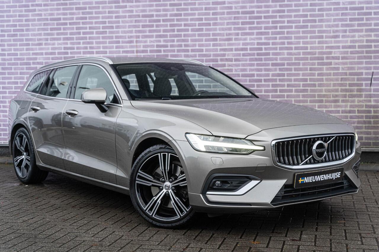 Volvo V60 2.0 T5 Inscription | Trekhaak | Adaptive cruise control | Lederen bekleding | Actieve LED koplampen | Stoelverwarming | Achteruitrijcamera | 19" velgen | Parkeersensoren voor + achter | Navigatie | Apple Carplay / Android Auto |