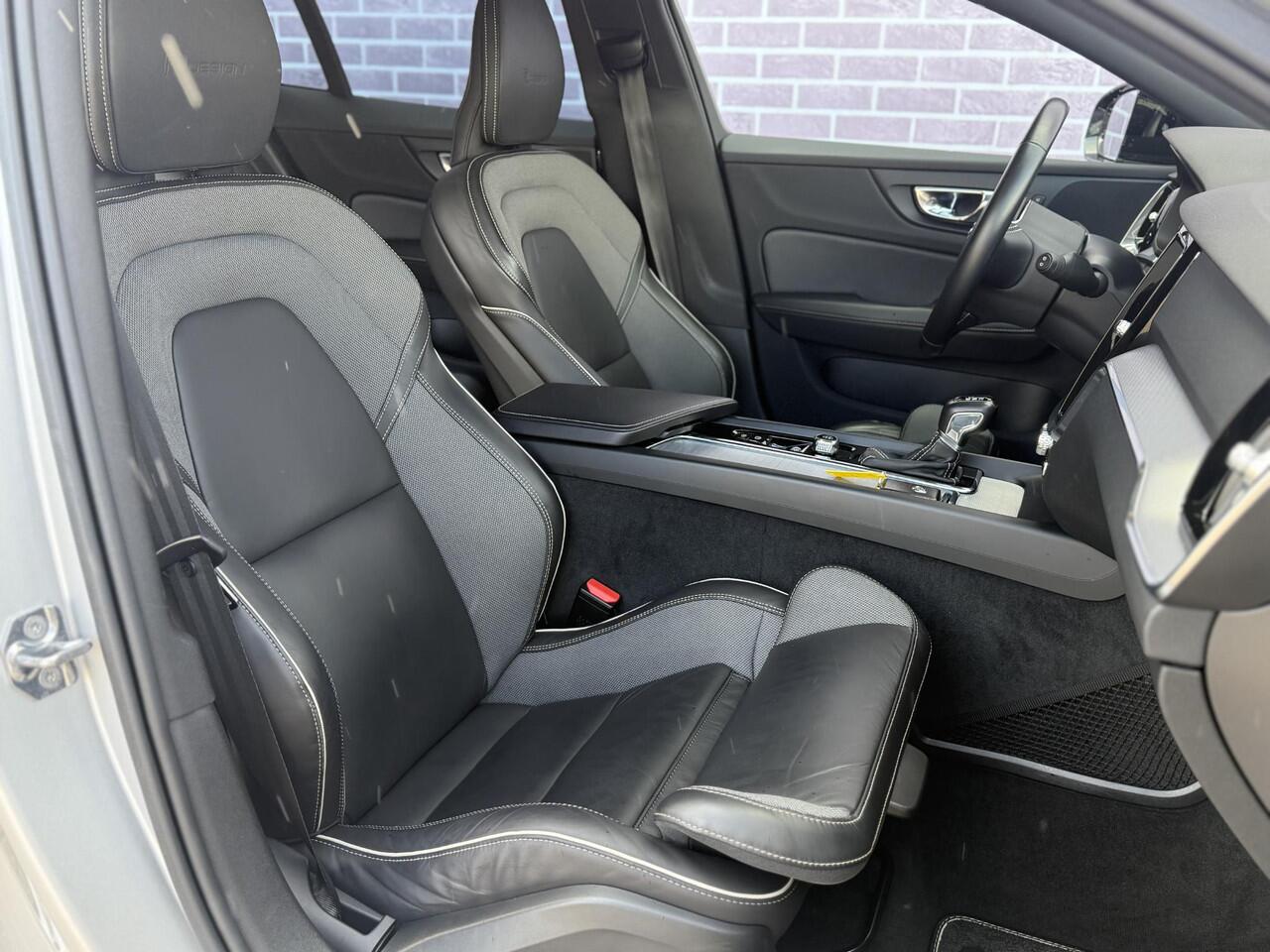 Volvo V60 2.0 T4 R-Design | Standkachel | Volvo on Call | Stoelverwarming V+A | Stuurverwarming | DAB | Adaptieve cruise | Keyless entry/start | 19"lm velgen | Leder | Apple carplay/android auto |