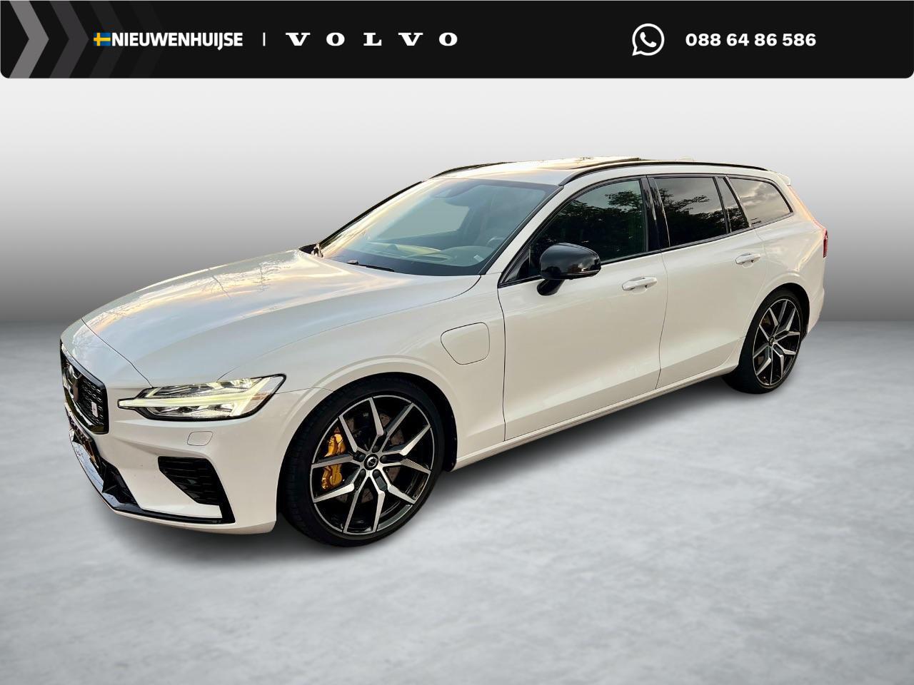 Volvo V60 T8 Twin Engine AWD Polestar Engineered | Plug-in Hybrid (PHEV) | Trekhaak | Head-Up Display | Stoelverwarming | Navigatie | Bowers & Wilkins Audio | Keyless Entry | Elektrisch Verstelbare Sportstoelen | Dodehoekdetectie | Adaptieve Cruise Control | 360 Gr