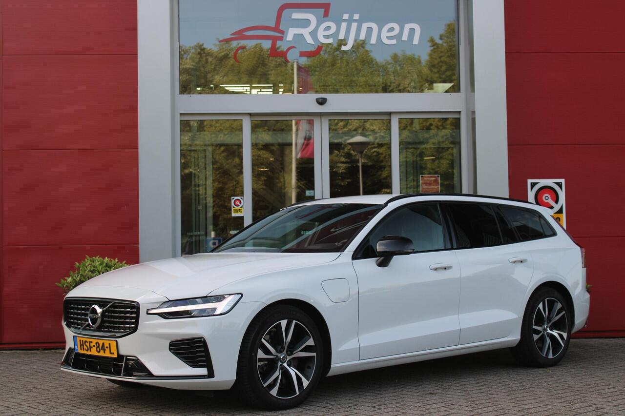 Volvo V60 2.0 T6 RECHARGE 340PK AWD R-DESIGN **NIEUW STAAT ** | ELEKTRISCH BEDIENBARE VOORSTOELEN MET GEHEUGEN OP BESTUURDERSSTOEL | 18" 5-Y SPAAKS MATT BLACK / DIAMOND CUT R-DESIGN WIELEN | HIGH PERFORMANCE SOUND HARMAN KARDON | ADAPTIVE CRUISE CONTROL | ACHTERUI