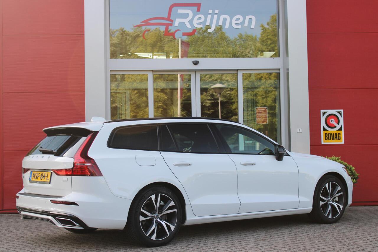 Volvo V60 2.0 T6 RECHARGE 340PK AWD R-DESIGN **NIEUW STAAT ** | ELEKTRISCH BEDIENBARE VOORSTOELEN MET GEHEUGEN OP BESTUURDERSSTOEL | 18" 5-Y SPAAKS MATT BLACK / DIAMOND CUT R-DESIGN WIELEN | HIGH PERFORMANCE SOUND HARMAN KARDON | ADAPTIVE CRUISE CONTROL | ACHTERUI