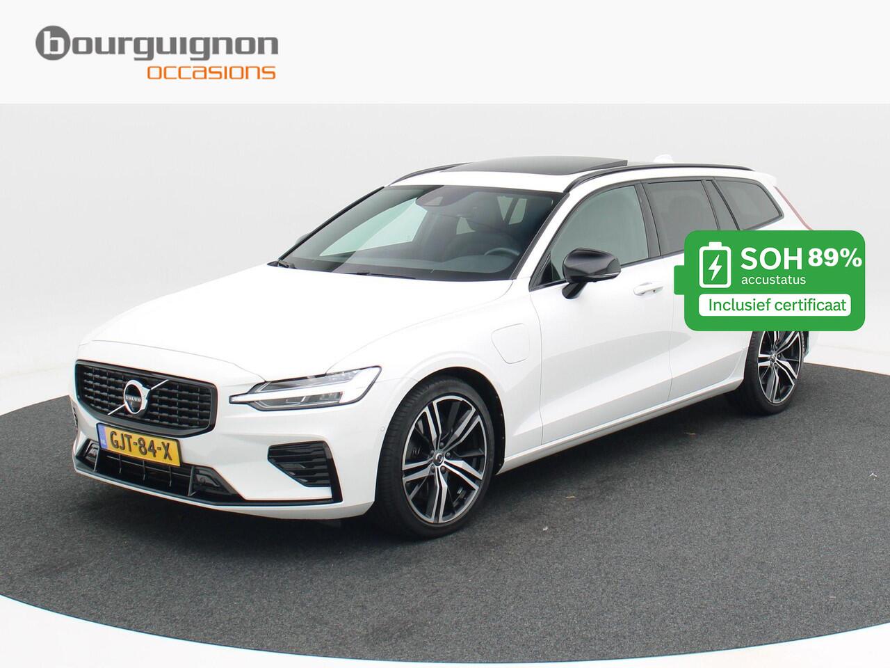 Volvo V60 2.0 T6 340 Pk Automaat Recharge AWD R-Design | Panoramadak | Harman/Kardon | Elektrische Achterklep | Stoelverwarming | 19 Inch | 105.407 Km!!