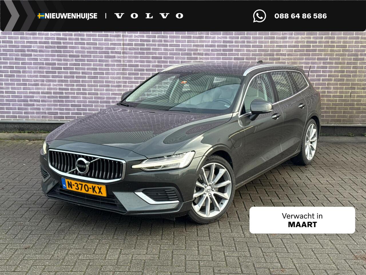 Volvo V60 T6 Recharge AWD Inscription Expression | Keyless | Camera | Panoramadak | Stoel- en stuurwielverwarming | Adaptive cruise control | Dode hoek detectie BLIS |