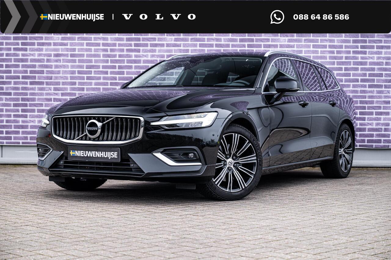 Volvo V60 2.0 B3 Inscription | Achteruitrijcamera | Parkeersensoren | Trekhaak | Lederen Bekleding | BLIS | Cruise Control Adaptief | Lichtmetalen Velgen 18 inch | Keyless Entry | Stoelverwarming