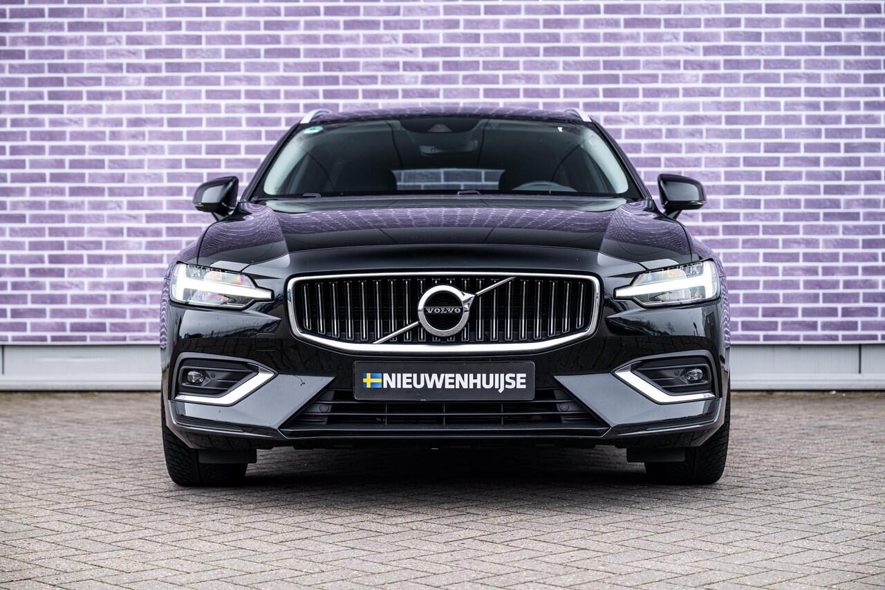 Volvo V60 2.0 B3 Inscription | Achteruitrijcamera | Parkeersensoren | Trekhaak | Lederen Bekleding | BLIS | Cruise Control Adaptief | Lichtmetalen Velgen 18 inch | Keyless Entry | Stoelverwarming