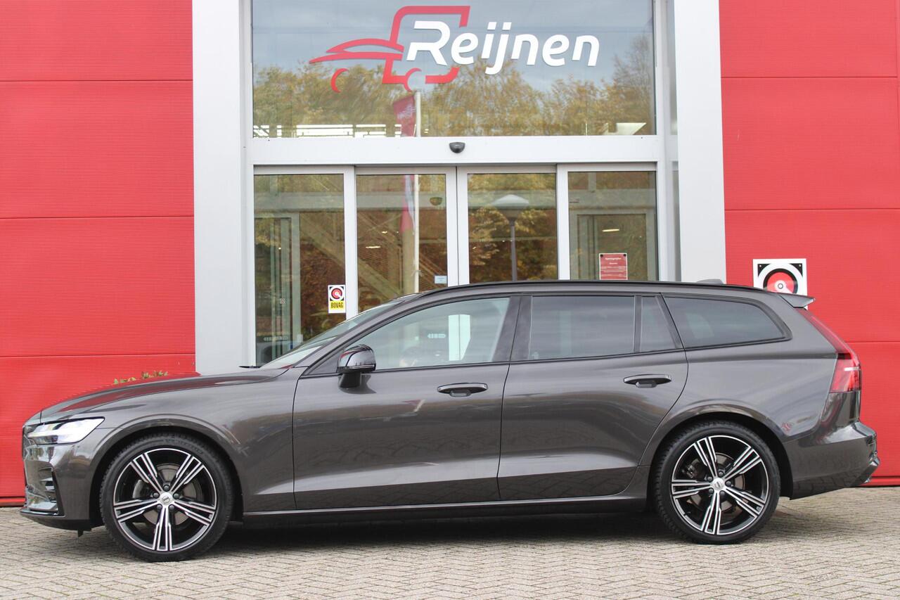 Volvo V60 2.0 B4 211PK PLUS DARK |19" 5-MULTI SPAAKS BLACK DIAMOND CUT LICHTMETALEN VELGEN | PILOT ASSIST | REMOTE START | APPLE CARPLAY / ANDROID AUTO | NAVIGATIE BY GOOGLE | DRAADLOZE TELEFOONLADER | PARK ASSIST - ACHTERUITRIJCAMERA EN PAKEERSENSOREN VOOR + ACHT