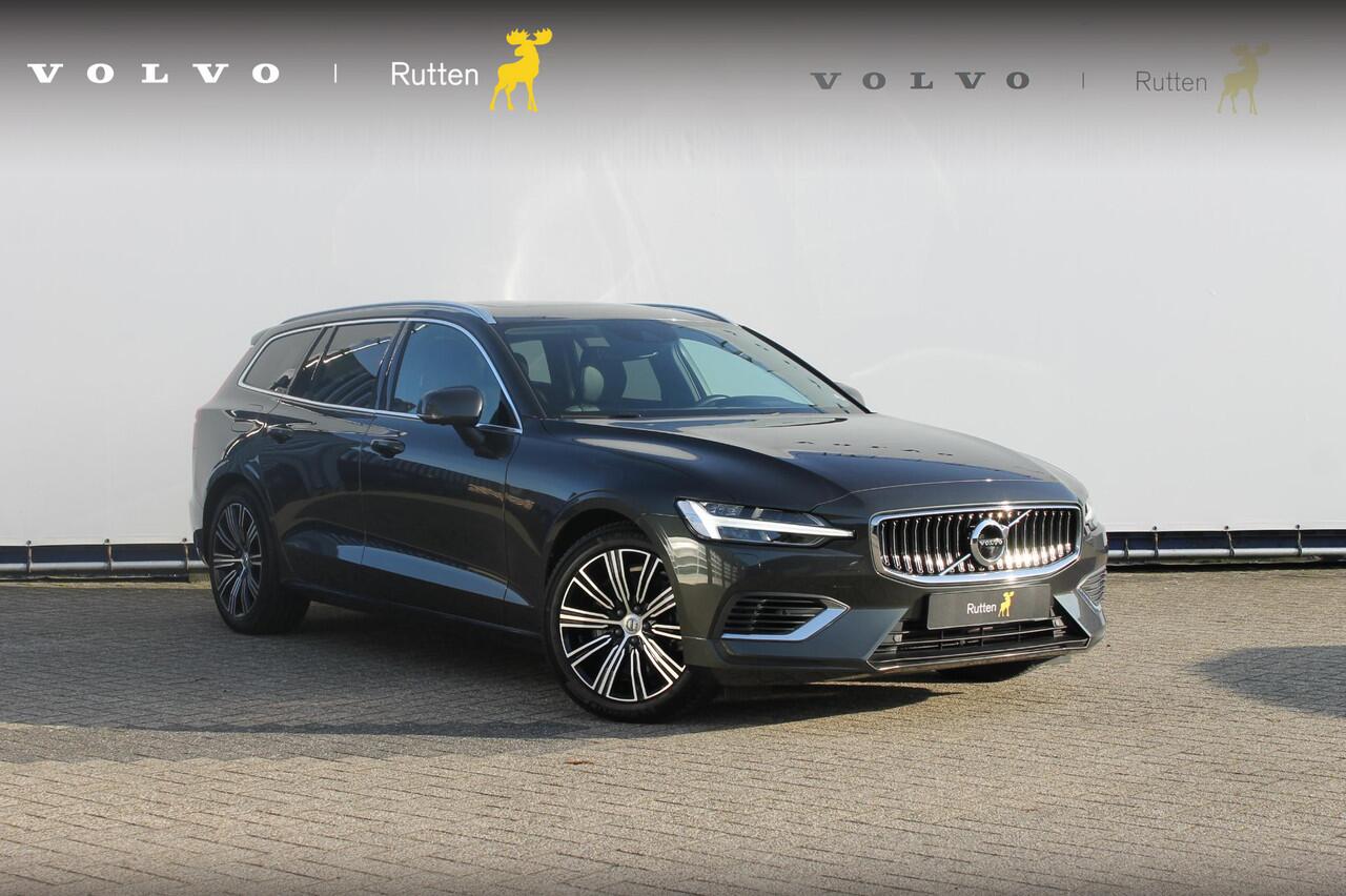 Volvo V60 T6 350PK Automaat Recharge AWD Inscription Panoramisch schuif-kanteldak / Semi elektrisch wegklapbare trekhaak / DAB+ / Apple Carplay / Lederen bekleding / 360graden camera