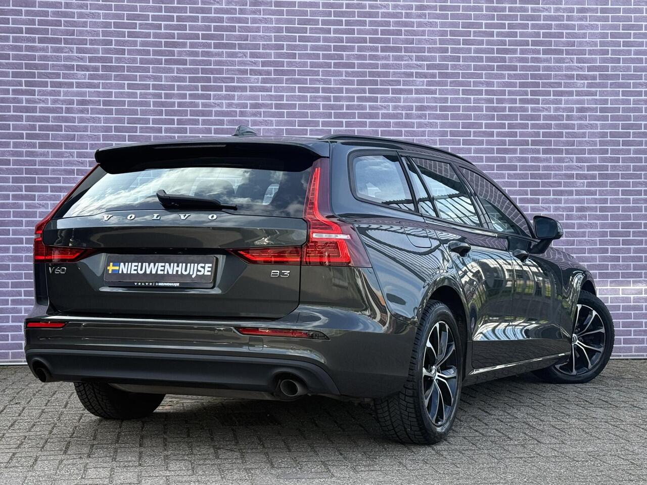 Volvo V60 2.0 B3 Momentum | Stoel/stuur verwarming | Adaptieve cruise | Parkeersensoren V+A | Parkeercamera | Apple carplay/android auto | BLIS | Lederen bekleding | Metallic lak |