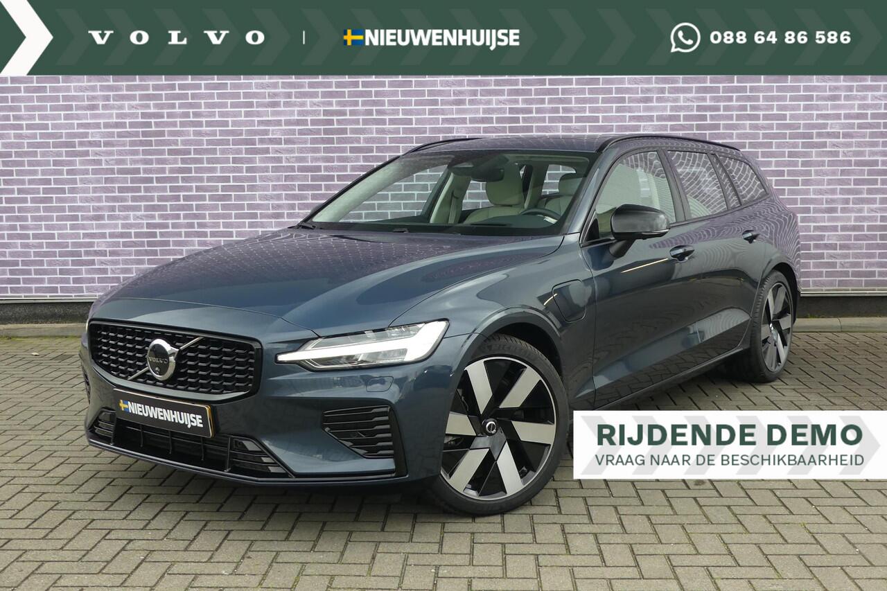 Volvo V60 T6 Recharge AWD Ultimate Dark Long Range | Head-up Display | Panoramadak | 360 camera | Elektrische stoelverstelling met geheugen | Google Maps navigatie