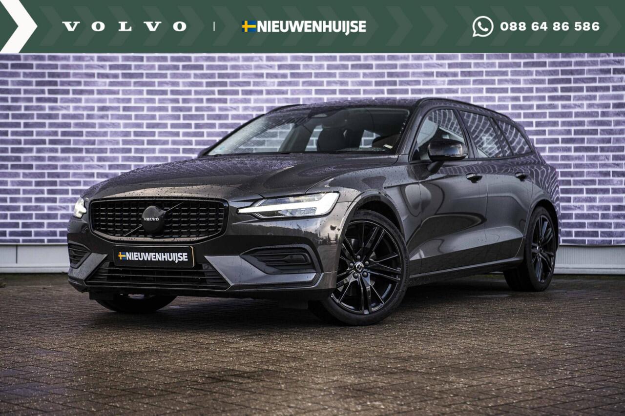 Volvo V60 2.0 B3 Essential Edition | Sport Pack | 19" Black Edition Velgen | Leder | Adaptieve Cruise Control | Stoelverwarming | Park Assist |