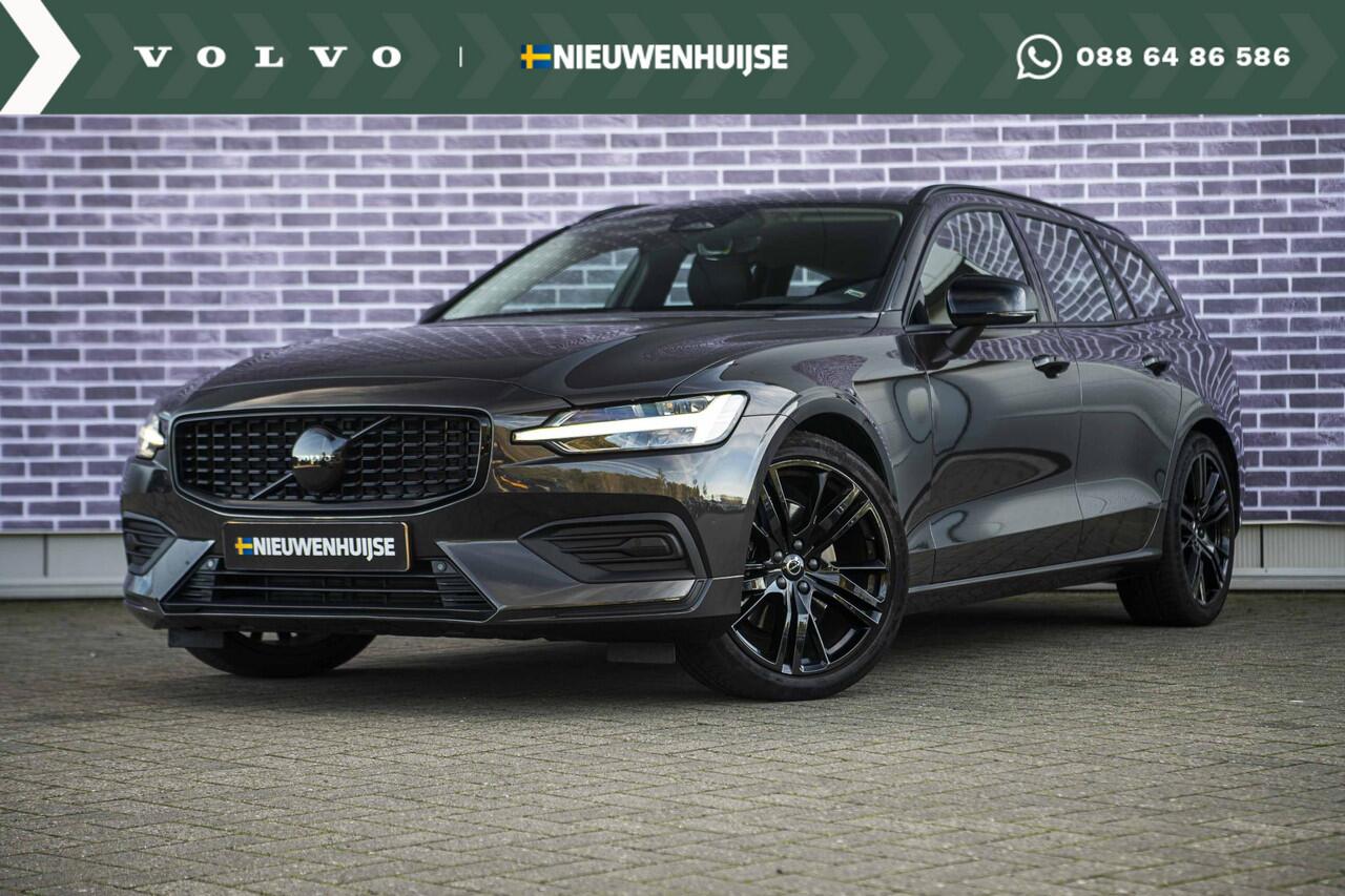 Volvo V60 2.0 B3 Essential Edition | Sport Pack | 19" Black Edition Velgen | Leder | Adaptieve Cruise Control | Stoelverwarming | Park Assist |