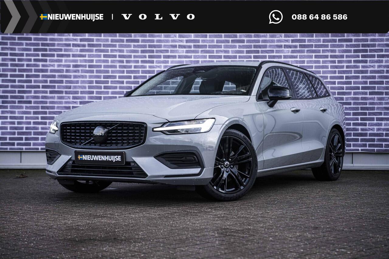 Volvo V60 2.0 B3 Essential Edition | Sport Pack | 19" Black Edition Velgen | Leder | Adaptieve Cruise Control | Stoelverwarming | Park Assist |