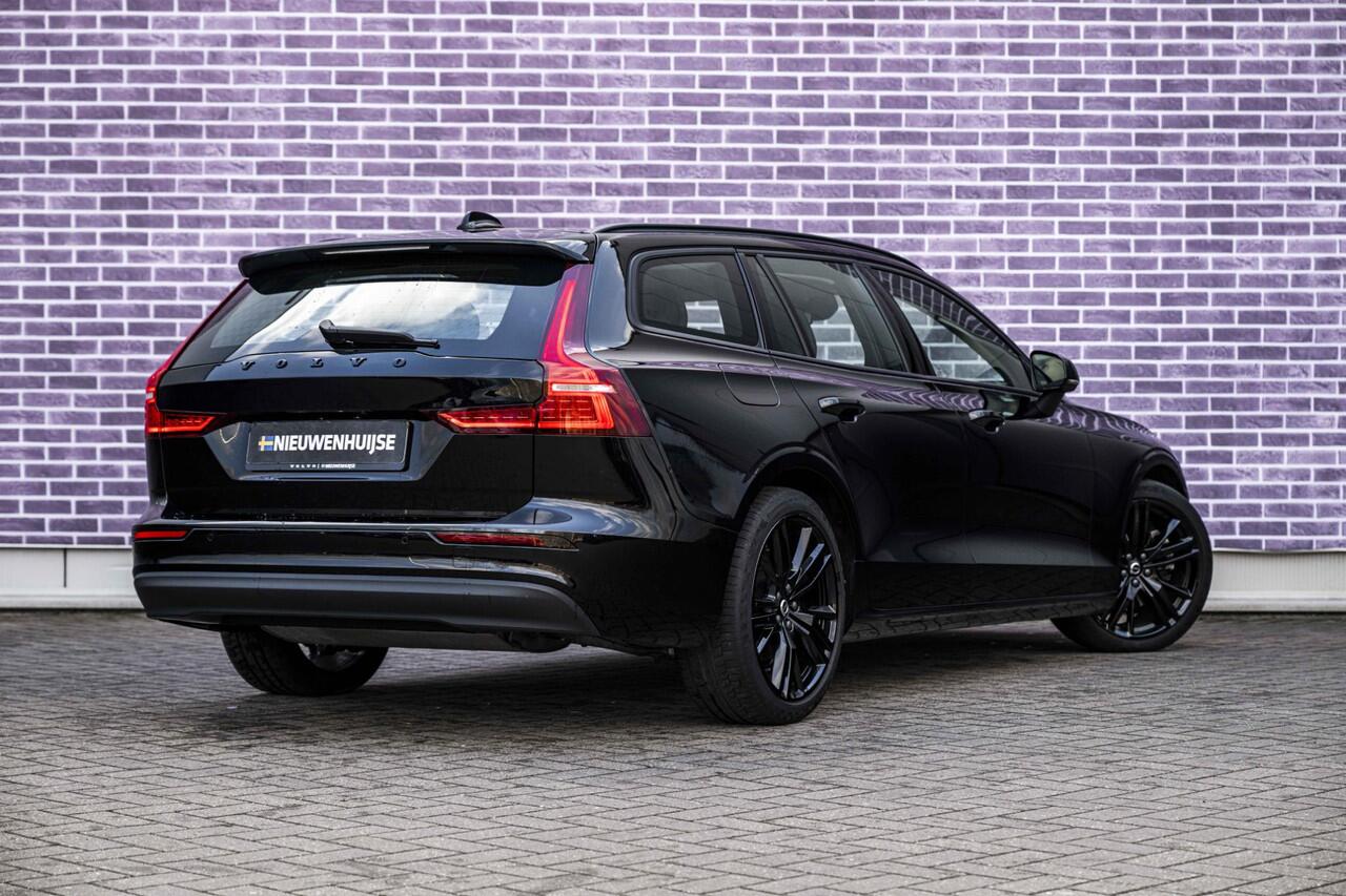 Volvo V60 2.0 B3 Essential Edition | Sport Pack | 19" Black Edition Velgen | Leder | Adaptieve Cruise Control | Stoelverwarming | Park Assist |