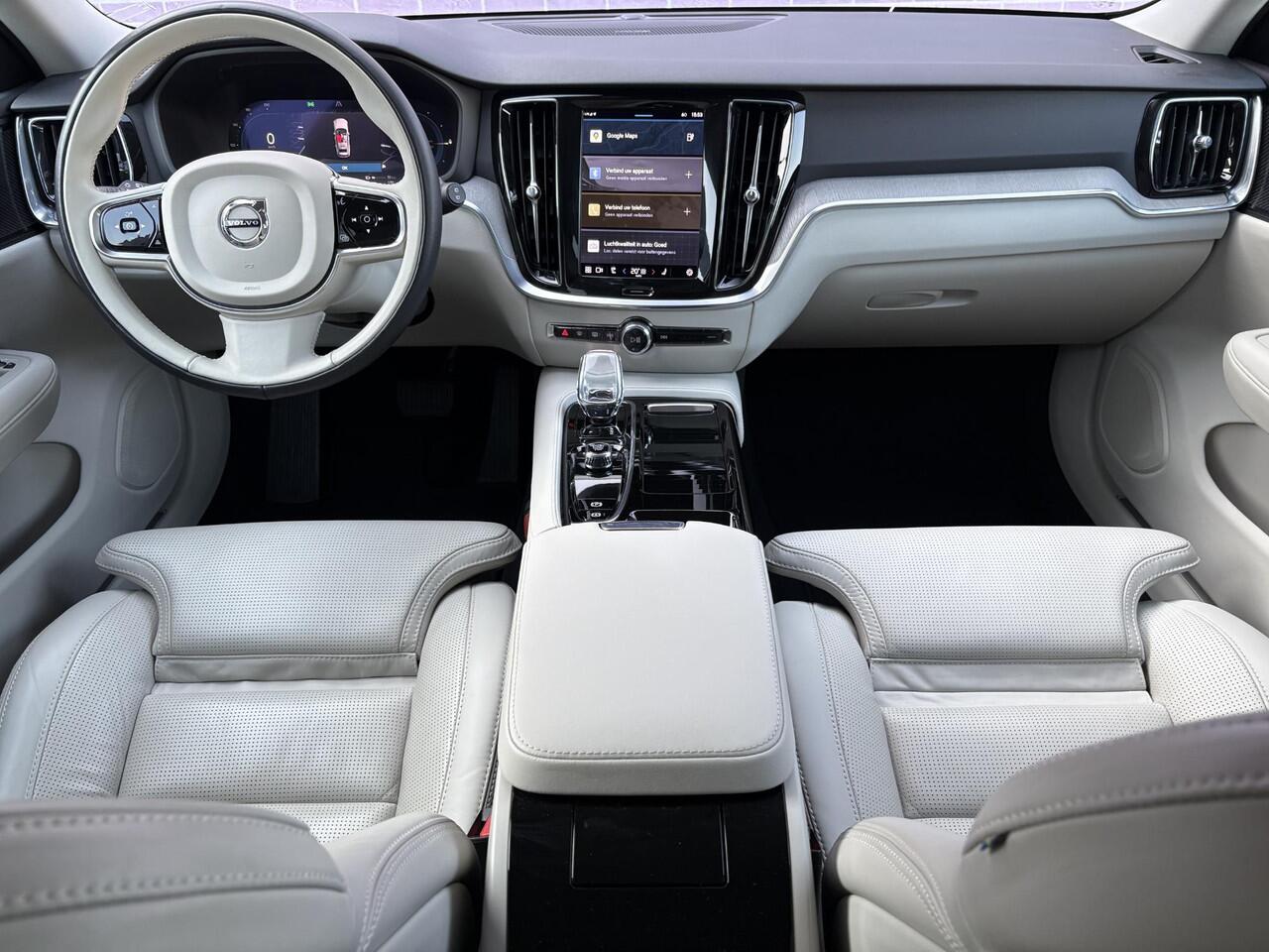 Volvo V60 2.0 T6 Plug-in hybrid AWD Plus Bright | Google auto | Harman/Kardon | Adaptieve cruise | Memory | Stoelventilatie voor | Stoelverwarming V+A | Stuurverwarming | Keyless entry/start | Adaptieve cruise control |