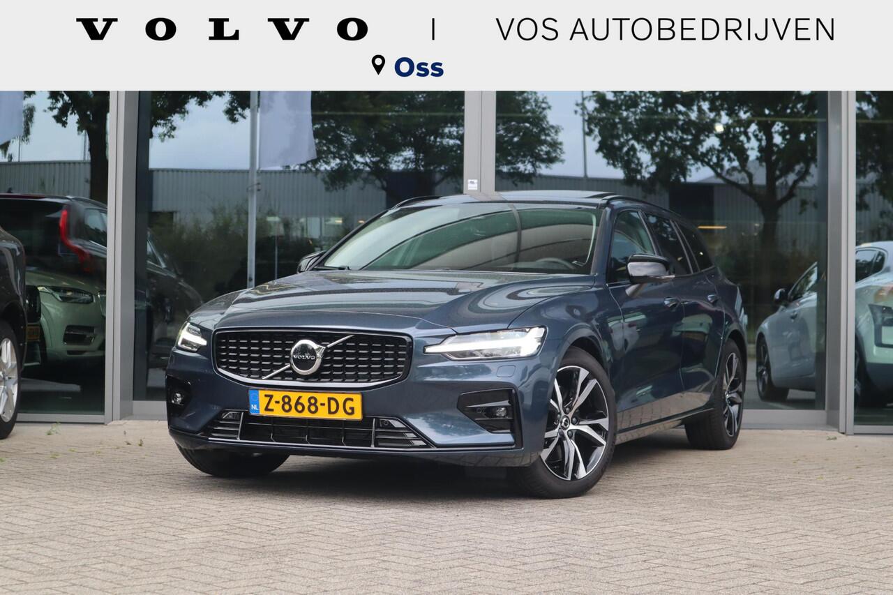 Volvo V60 2.0 B4 Plus Dark | Schuif-/ kanteldak| Stoelverwarming voor + achter| Stuurwielverwarming| Extra getint glas achter| Lighting Pack| Elektrisch bedienbare voorstoelen met geheugenfunctie|